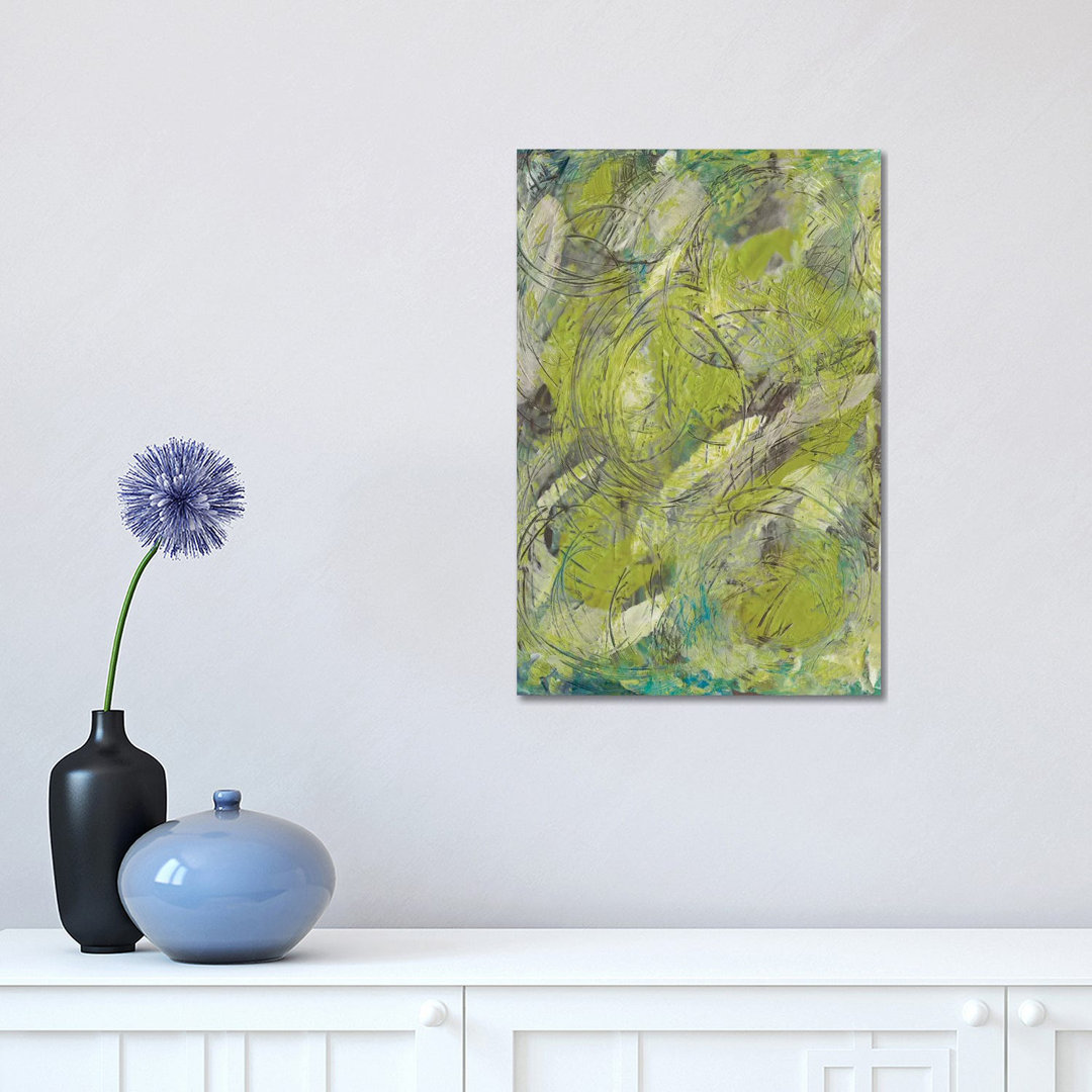 Citron Circuit II by J. Holland - Wrapped Canvas Gallery-Wrapped Canvas Giclée