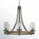 Schrum 6 - Light Dimmable Wagon Wheel Chandelier