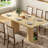 79" Dining Table For 8-10 People