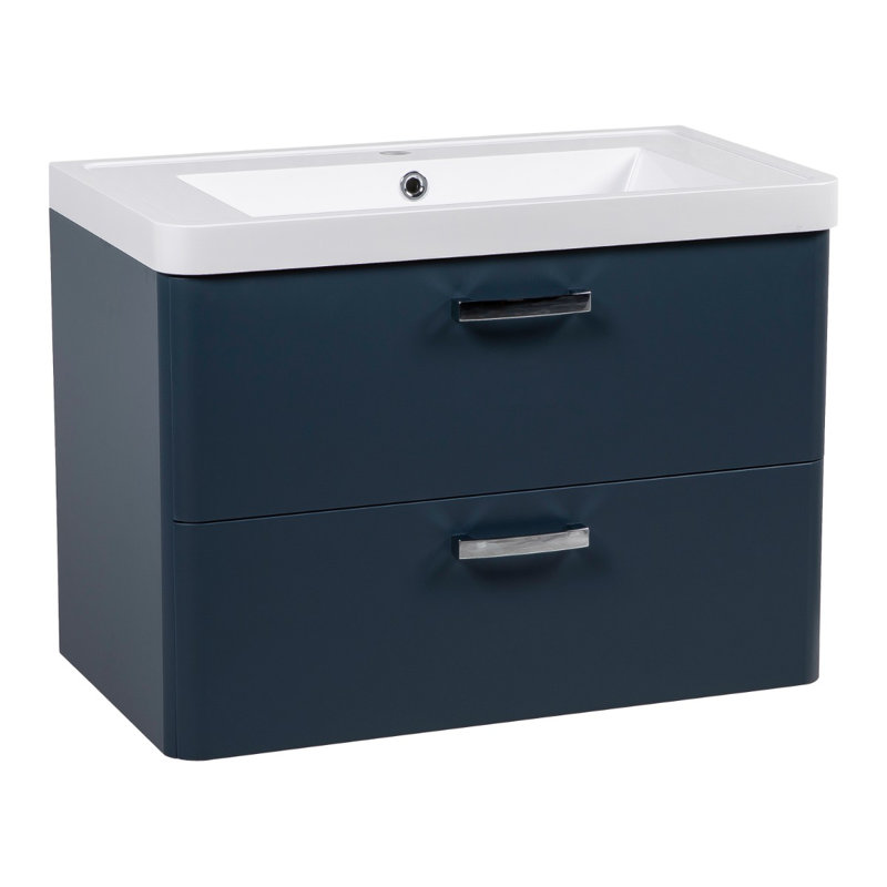 Ensemble de meuble-lavabo mural avec lavabo Jakkele-W_Modern, Bleu mat