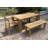 Jayliz Rectangular Teak Outdoor Dining Table-1720900296