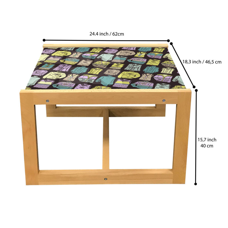Inderpreet Sled Coffee Table, 40cm H x 46.5cm W x 62cm D
