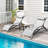 EROMMY Outdoor Iron Chaise Lounge Set-97842763