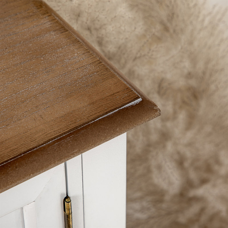 Console Table With Drawers, Vintage Entryway Table With 2 Drawers, Cabinets And Bottom Shelf, Retro Sofa Table For Living Room, Bedroom
