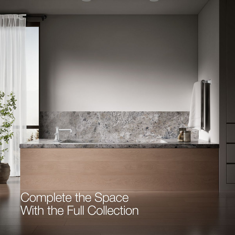 Riff Bath Faucet Trim, Polished Chrome