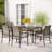 Emy 6-Person Patio Dining Set with Rectangular Table