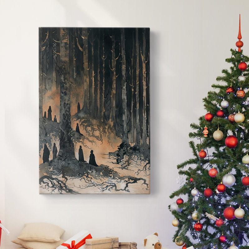 Art des Fêtes de Noël - Toile tendue avec châssis DCXLII, H 18 po x l 12 po