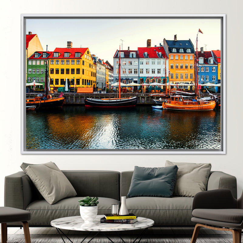 Print on Canvas, White Floater Framed, 60 cm H x 90 cm W