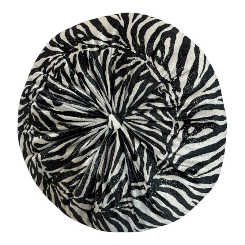 Therese  Tufted Round Throw Pillow, Yellow, 16'' H X 16'' W