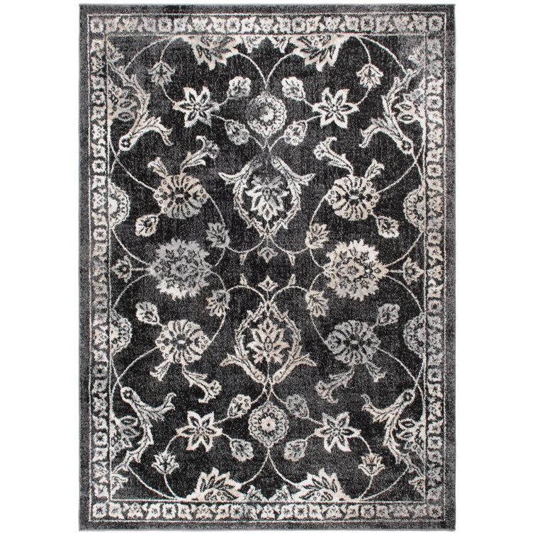 Tapis noir Yannick