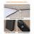 3-Seater Outdoor Patio Couch, Never-Rust Aluminum Outdoor Sofa, Spacious Patio Sofa Couch with Thick Cushion, 3 Seats Outdoor Club Sofa Patio Furniture Sofa for Backyard, Garden, Dark Bronze