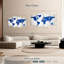 Carte du monde Aliaz en bleu-108886445