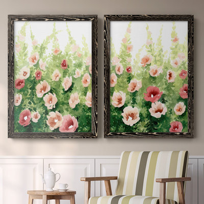 Toile encadrée Sunlit Flora I-Premium - prête à être accrochée