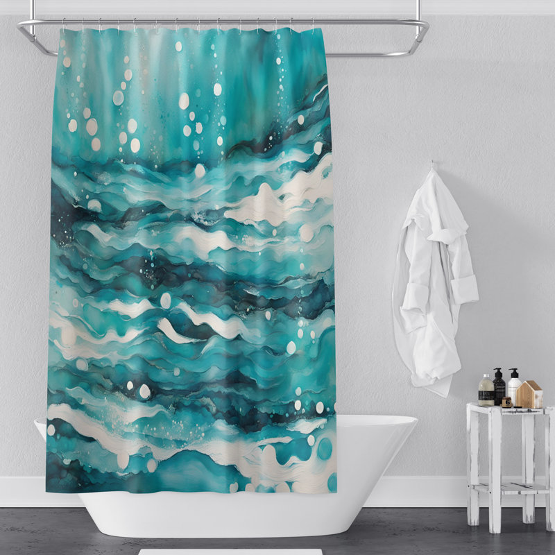Shower Curtain Only SH01173, 83"H x 70"W