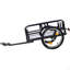 Remorque de cargaison de vélo pliable avec attelage de vélo universel, remorque de chariot de vélo avec roues et réflecteurs de 16 po, grand chariot de rangement de remorque de vélo à chargement