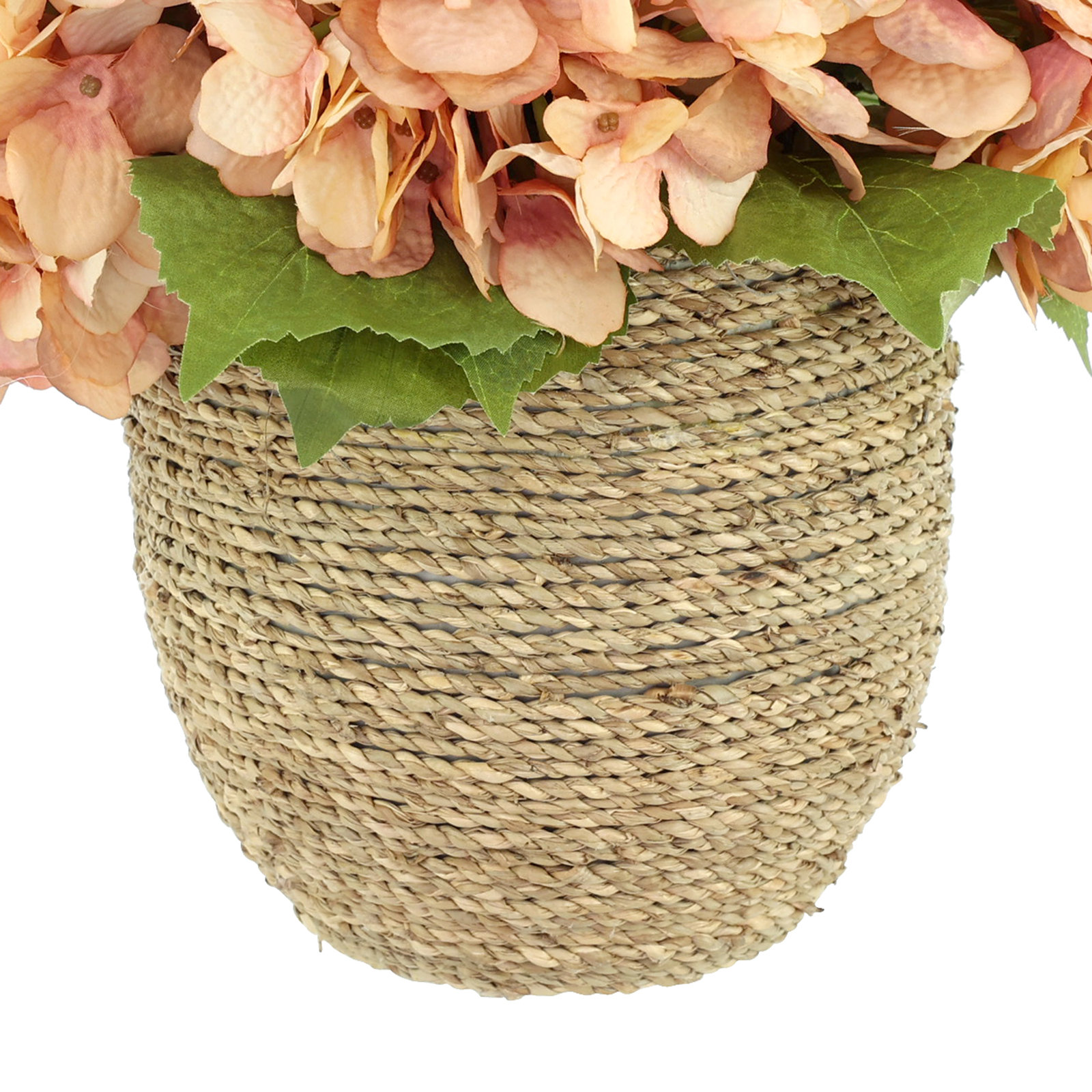 Carytown Hydrangea Floral Arrangement, Pink/Peach