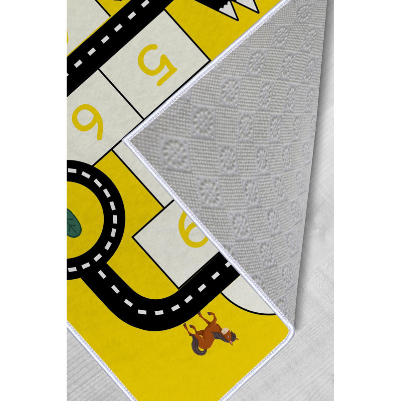 Tapis d'entrée de qualité supérieure, impression numérique 3D, 3,3 x 6,6 pi | 100% polyester, 650 g / m² | Antibactérien, antidérapant sous le dessous, hauteur des poils: 0,3 po | Lavable à la machine, parfait pour les endroits très passants, design élégant et durable