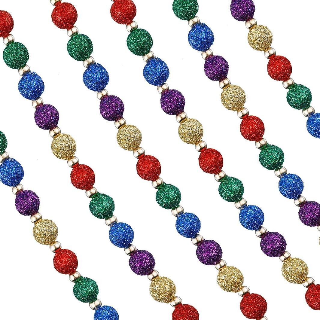 48 Crystal Novelty Christmas & Party Garland (Set of 2) GT Direct Corp Color: Purple