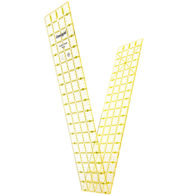 Règle de pliage et de couture rectangulaire pliable 4 "x 36" Omnigrid