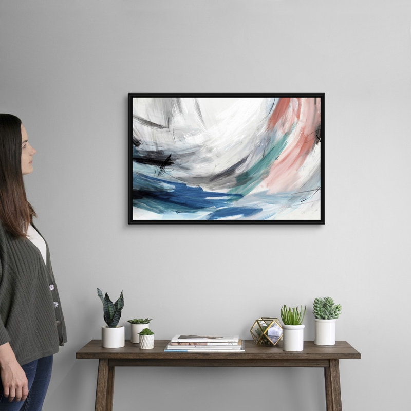 Reproduction d’art sur toile « sleetouts nights II » par PI studio, Toile avec cadre noir, H 22 po x l 32 po x P 1,75po