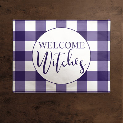 Stamant Polyester Plaid Rectangle Placemat