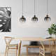 Chittering Single Light Glass Dimmable Pendant