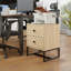 Raul 48cm W Steel Bedside Table