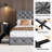 Zelna Upholstered Platform Storage Bed with 4 Drawers and Sleek Button Tufting-533996989-484574056