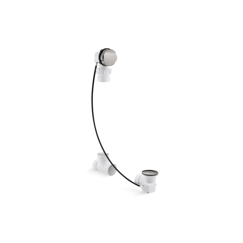 Clearflocable 27" Pop-up Tub Drain with Overflow, Vibrant Titanium