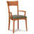 Ingrid 19.25'' H Upholstered Cherry Armchair-22354361-59696586