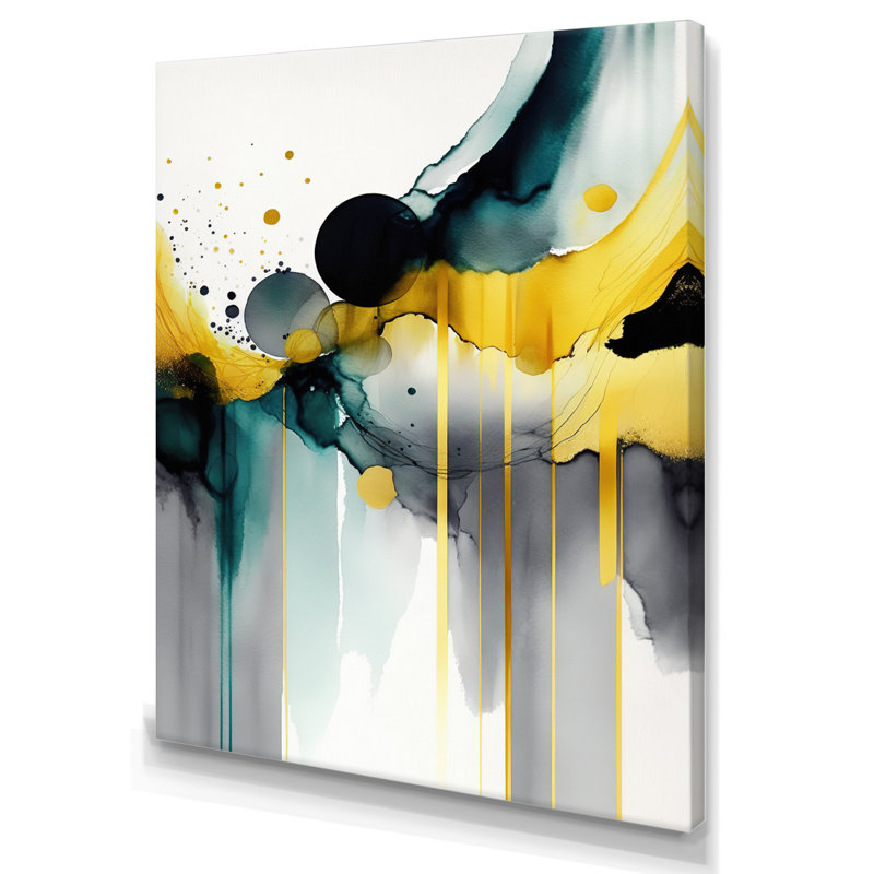 «Abstract Transitional Shapes II», reproduction sur toile, H 20 po x l 12 po x P 1 po, Toile tendue