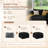 Modular Sectional Sofa,No Assembly Required