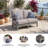 Lone View Bay Outdoor Loveseat With Cushion