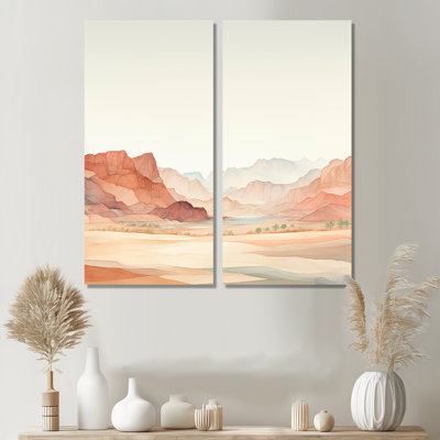 Minimalism Canyon View I - Landscapes Canyon Wall Art