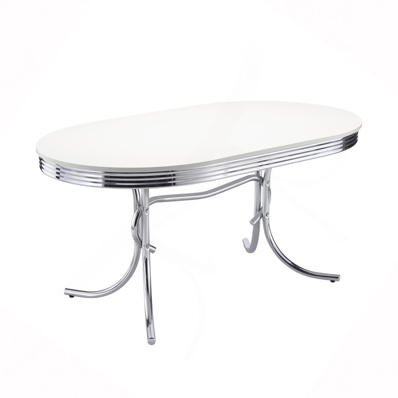 Table de salle à manger chromée