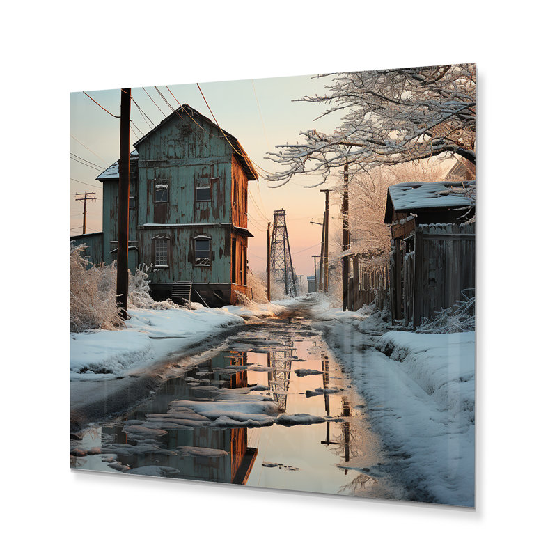 «Warehouse Winter Scenery I» sur, H 36 po x l 36 po x P 1,5 po