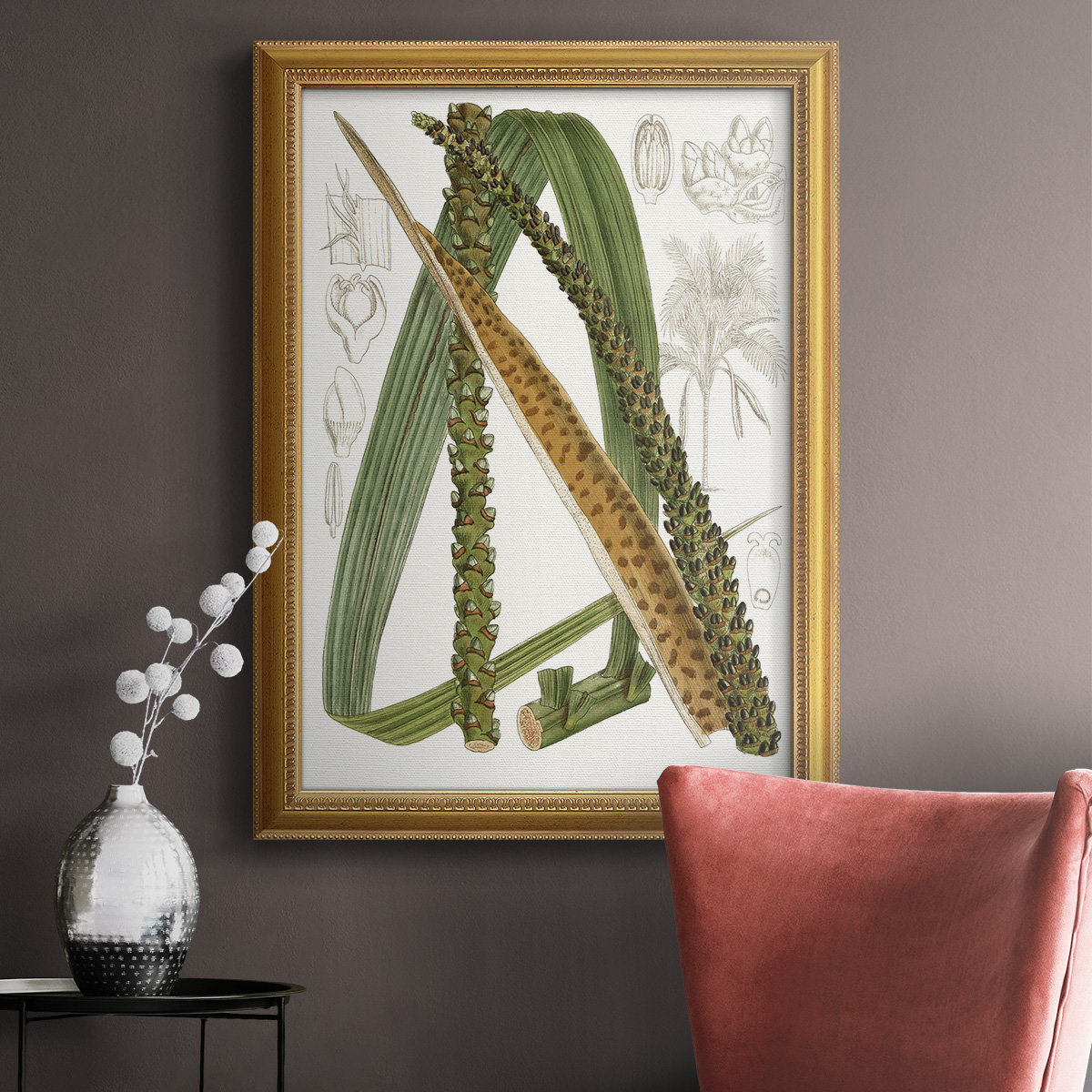Bay Isle Home™ Palm Melange IX Premium Framed Canvas- Ready To Hang ...