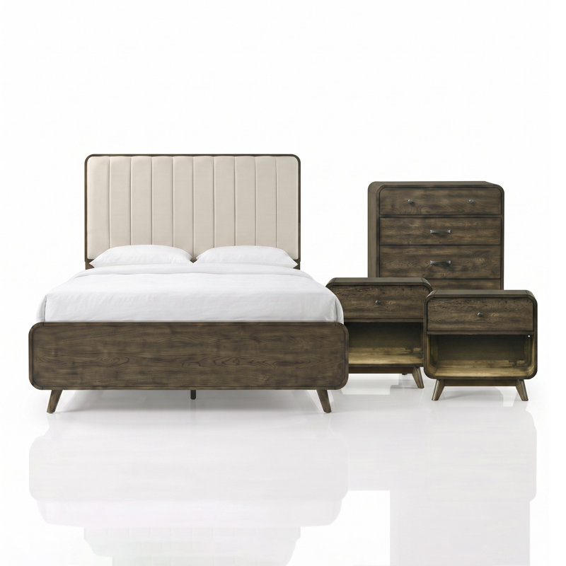 Marlowe Solid Wood 4-Piece Bedroom Set
