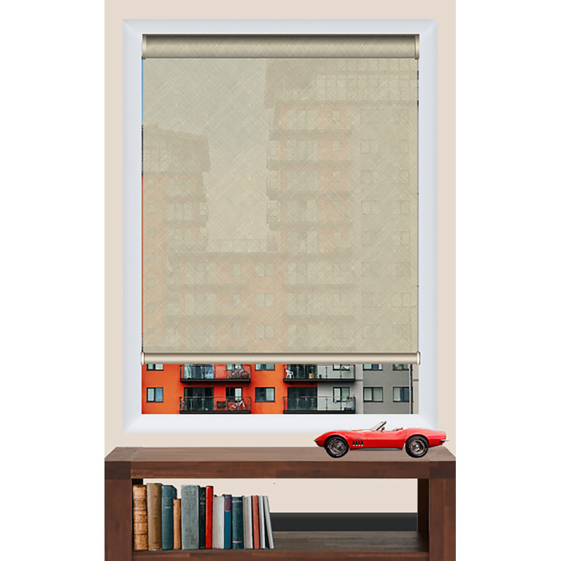 Room Darkening Roller Shade, Keylime, 46"W x 84"L