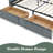 Full Size Storage Upholstered Tufted Bed Frame, Sofa Bed Frame With Comfortable Backrest And Armrests, Full Size Bed For Bedroom, Living Room,Velvet-1344771209