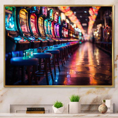 " Casino Royale Slot Machine III " Mixed Media and Color Photography Print