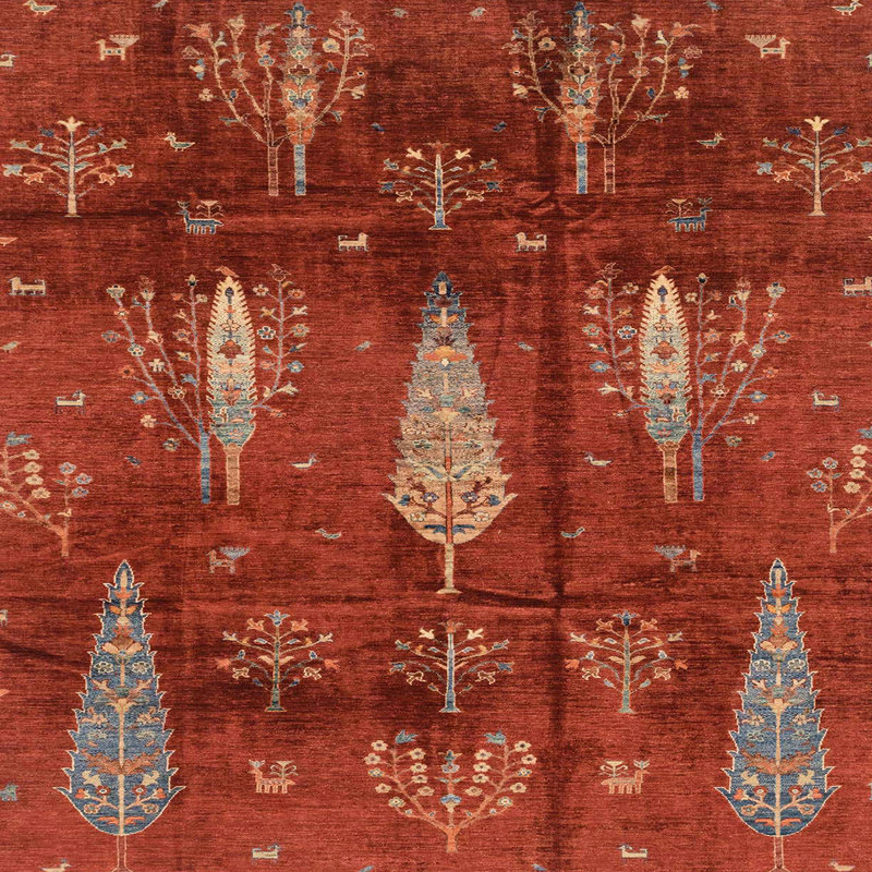 Abstract Indoor Rug, Square 3'