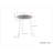 Sherbourne Iron 3 Legs End Table