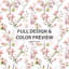 Ensemble de housse de couette Floral - 3 pièces - Housse de couette Whisper-124208748