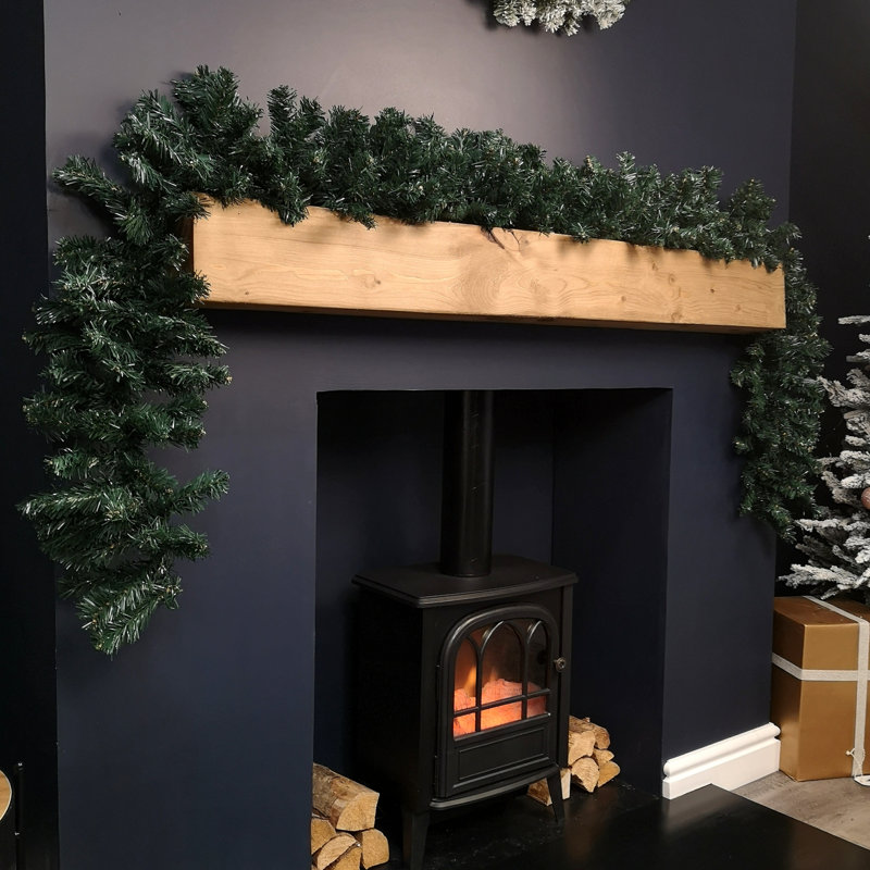 Annachiara 270cm Faux Garland, Dark Green