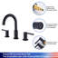 N5401LSJ Widespread 2-handle Bathroom Faucet with Drain Assembly-105306599