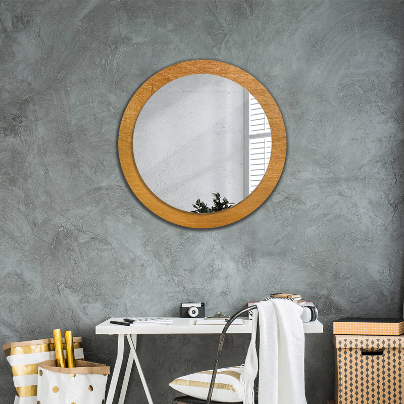 Huldar Glass Flat Wall Mirror