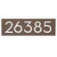 Plaque d’adresse murale sur 1 ligne flottante-41299971-41303794-41299850