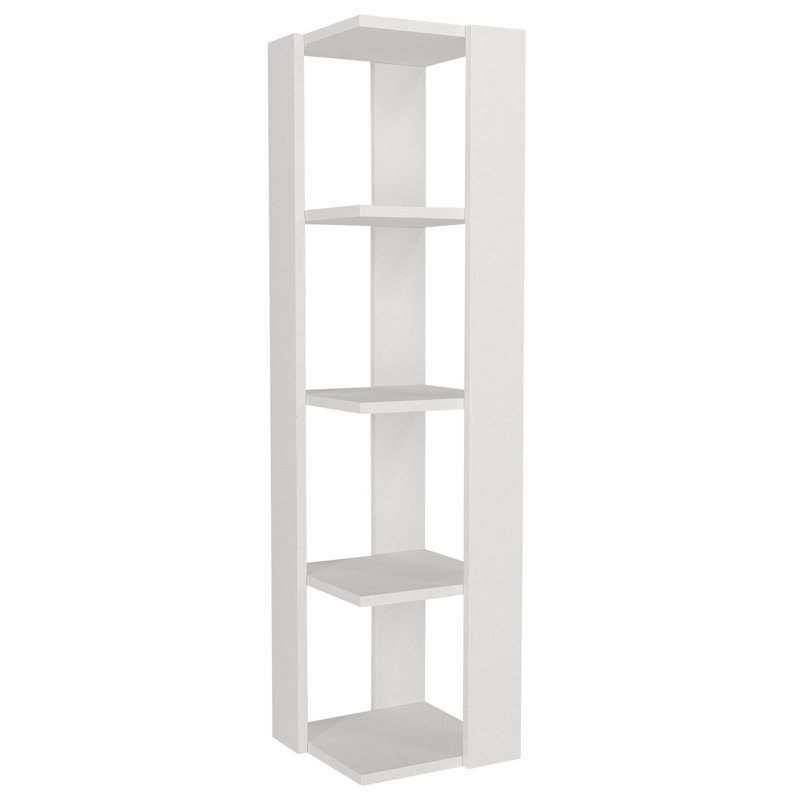 Vela 120 cm H x 31.3 cm W Corner Bookcase