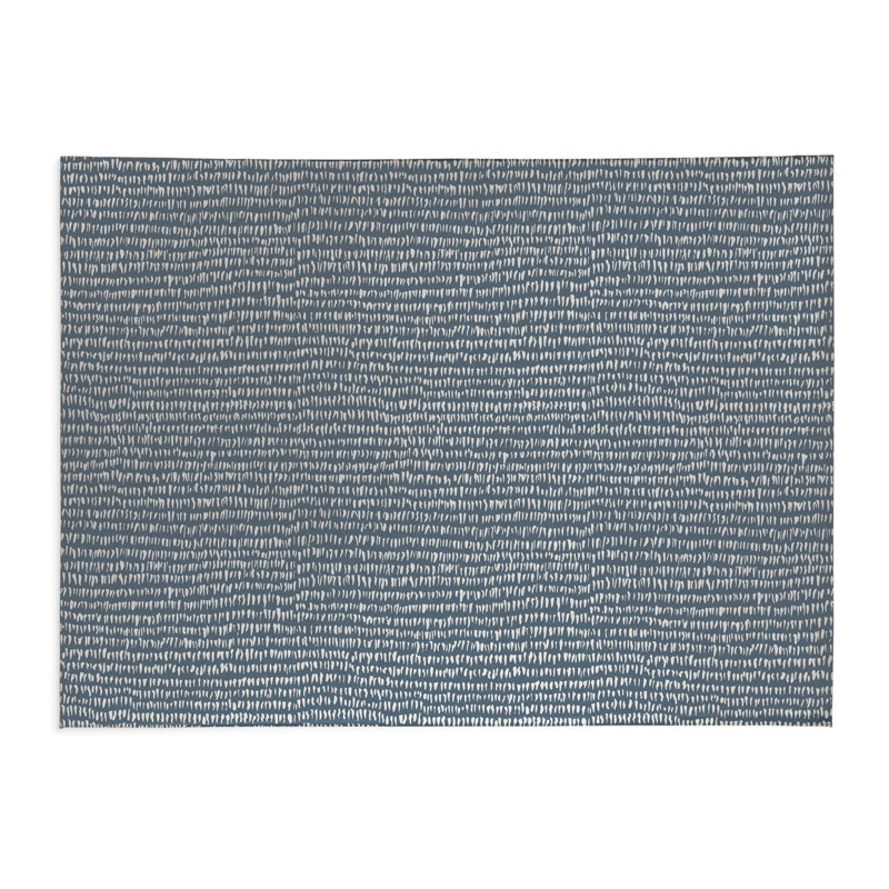Crops Slate Kids Play Mat, Blue, Rectangle 5' x 7'